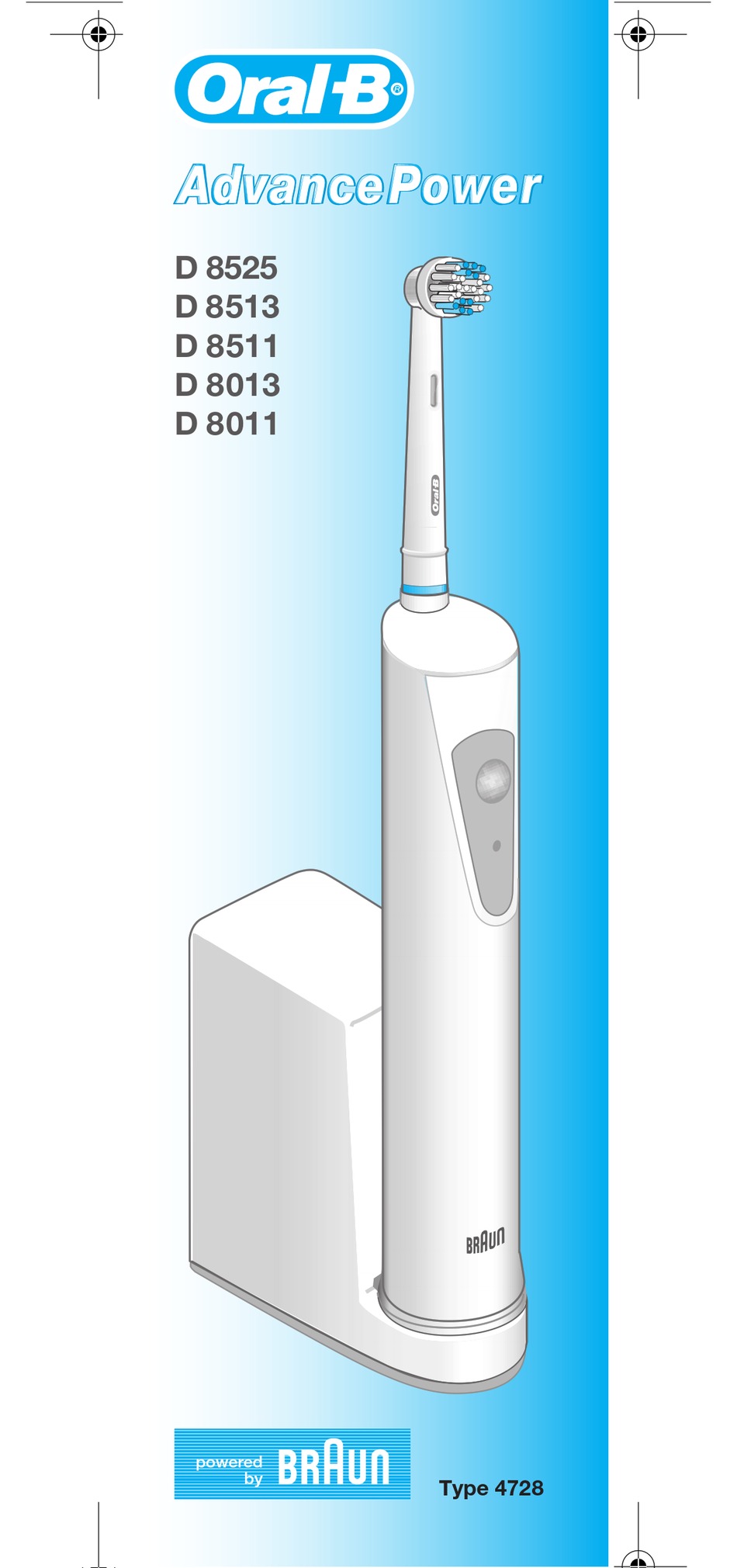 ORAL-B ADVANCEPOWER D 8525 USER MANUAL Pdf Download | ManualsLib