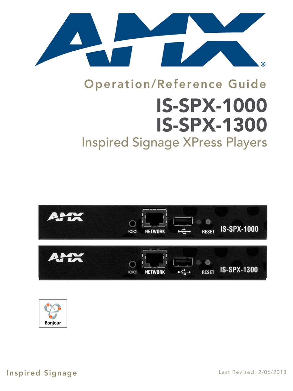 AMX IS-SPX-1300 Inspired Signage XPress Player FG1231-11 
