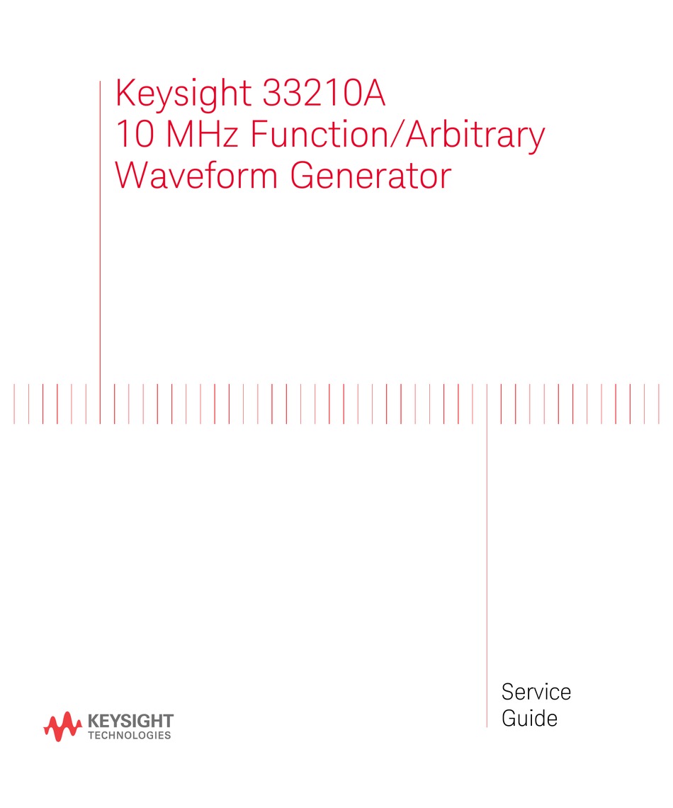 KEYSIGHT 33210A SERVICE MANUAL Pdf Download ManualsLib