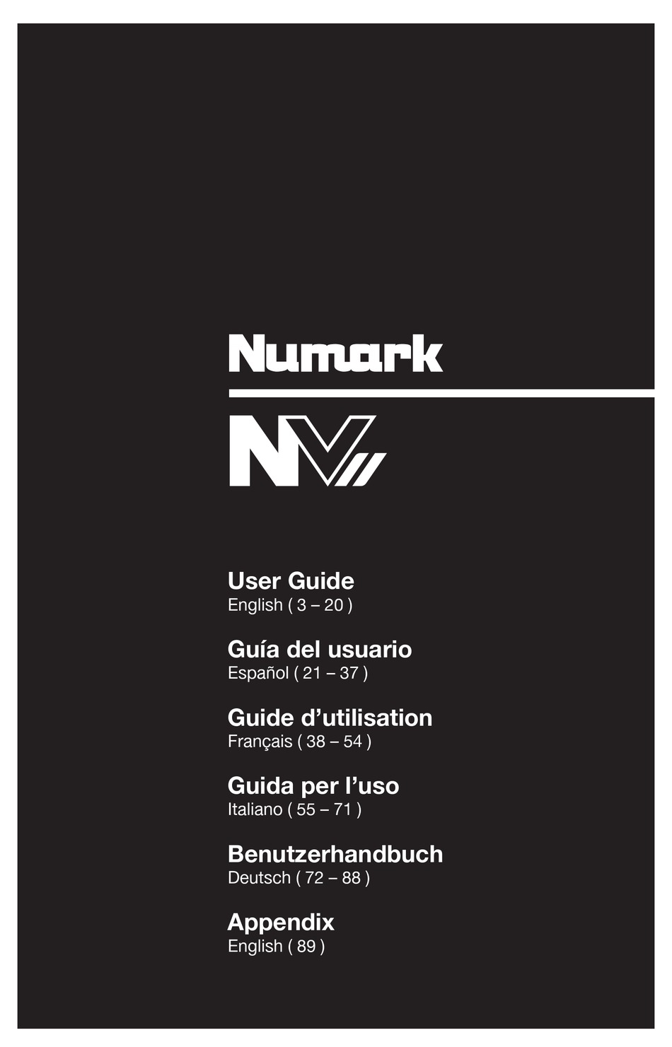 NUMARK NVII USER MANUAL Pdf Download ManualsLib