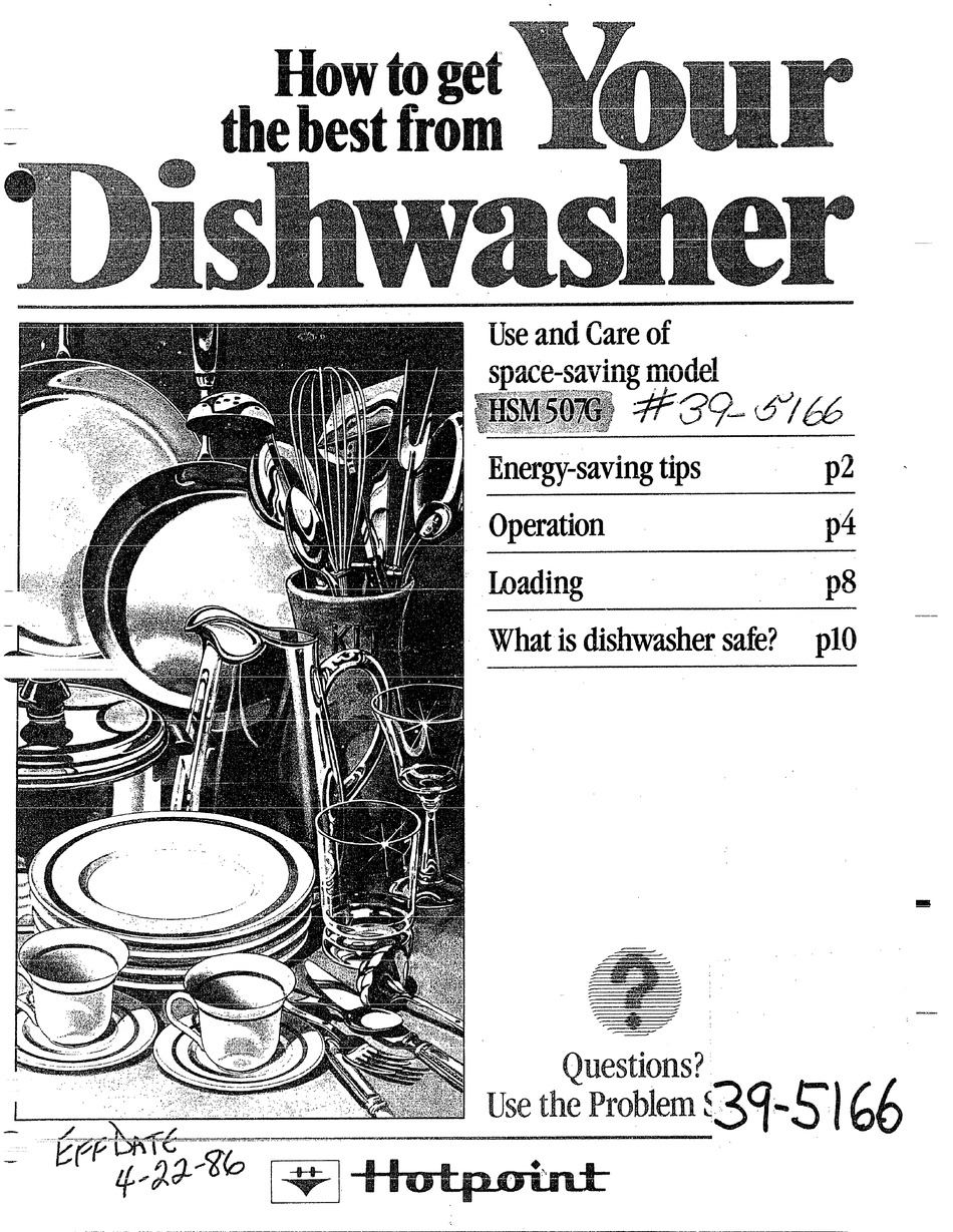HOTPOINT HSM 507G HOW TO GET THE BEST Pdf Download ManualsLib