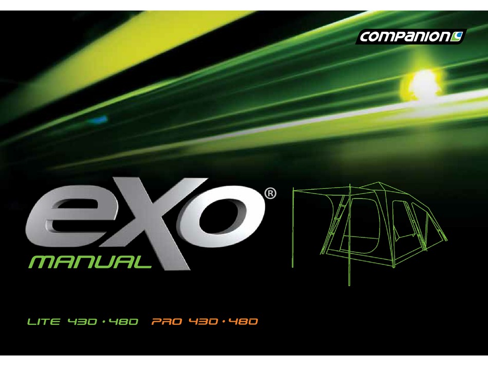 Companion Exo Lite 430 Manual Pdf Download Manualslib