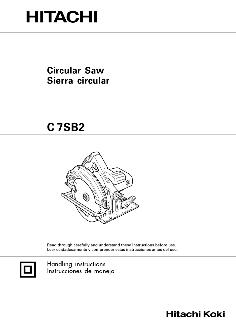 HITACHI C7SB2 HANDLING INSTRUCTIONS MANUAL Pdf Download ManualsLib