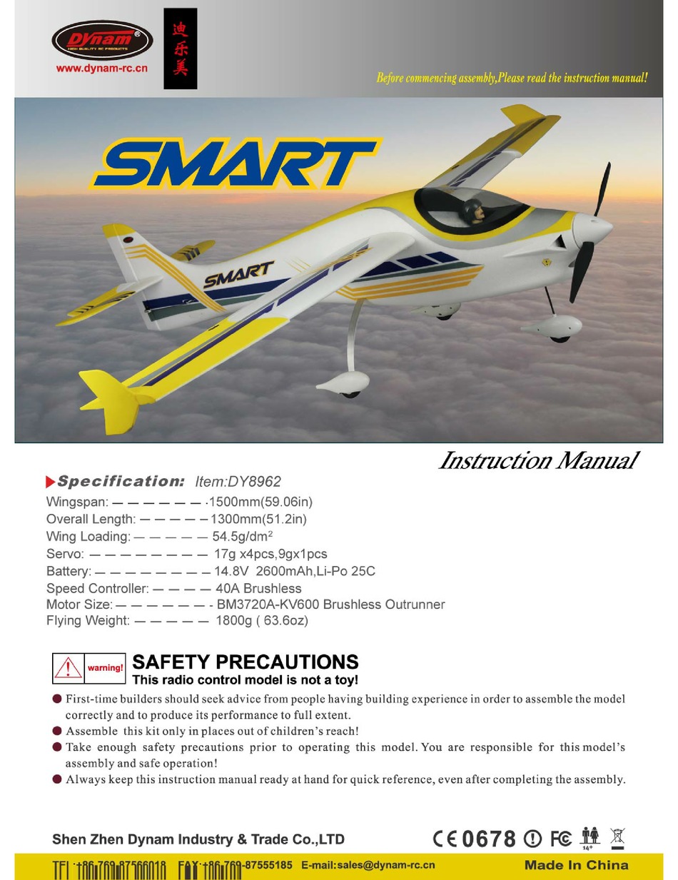 dynam rc flight simulator manuals