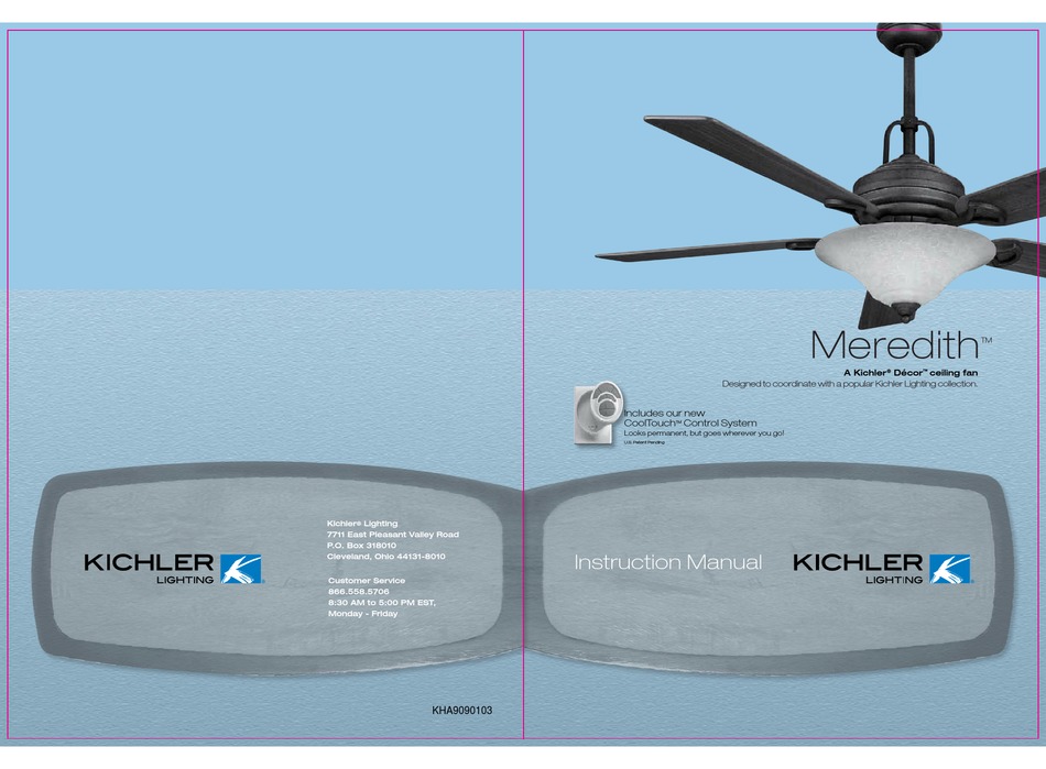 KICHLER LIGHTING MEREDITH INSTRUCTION MANUAL Pdf Download ManualsLib