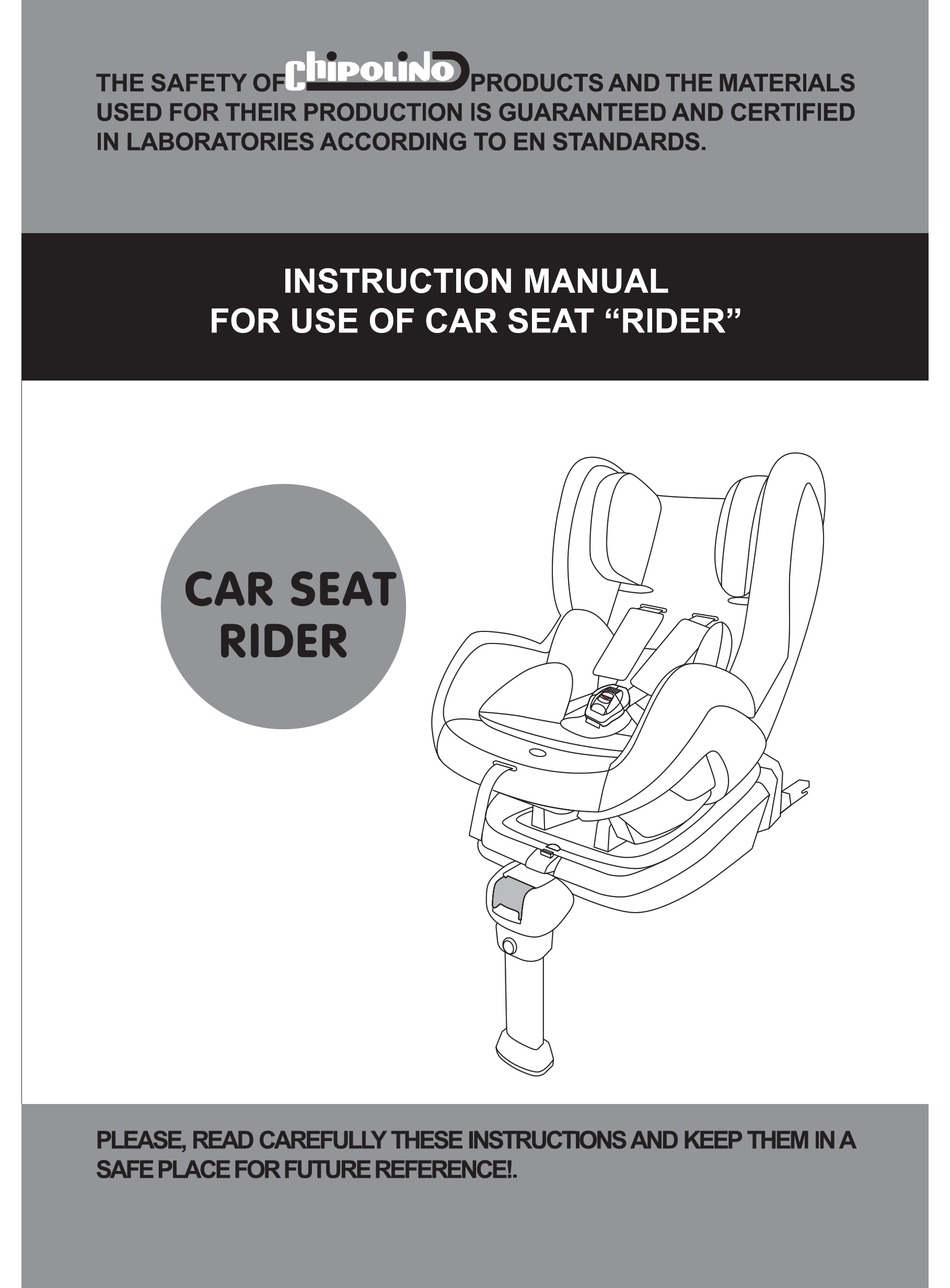 chipolino rider isofix