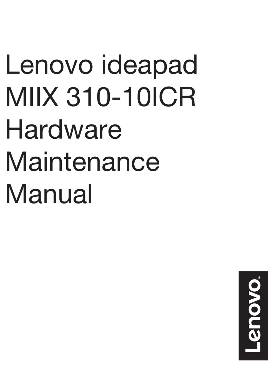 Genuine Screws SET for Lenovo Ideapad Miix 310-10ICR Replacement Part 