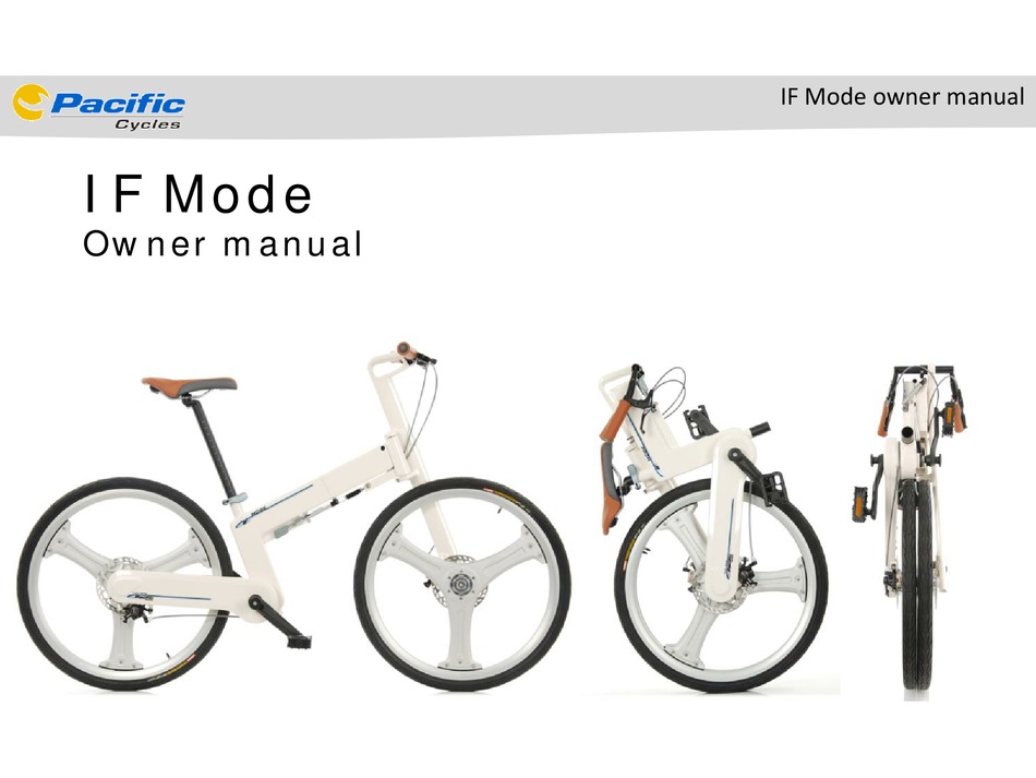 PACIFIC CYCLE IF MODE OWNER'S MANUAL Pdf Download ManualsLib