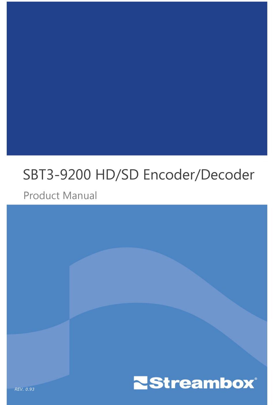 STREAMBOX SBT39200 PRODUCT MANUAL Pdf Download ManualsLib
