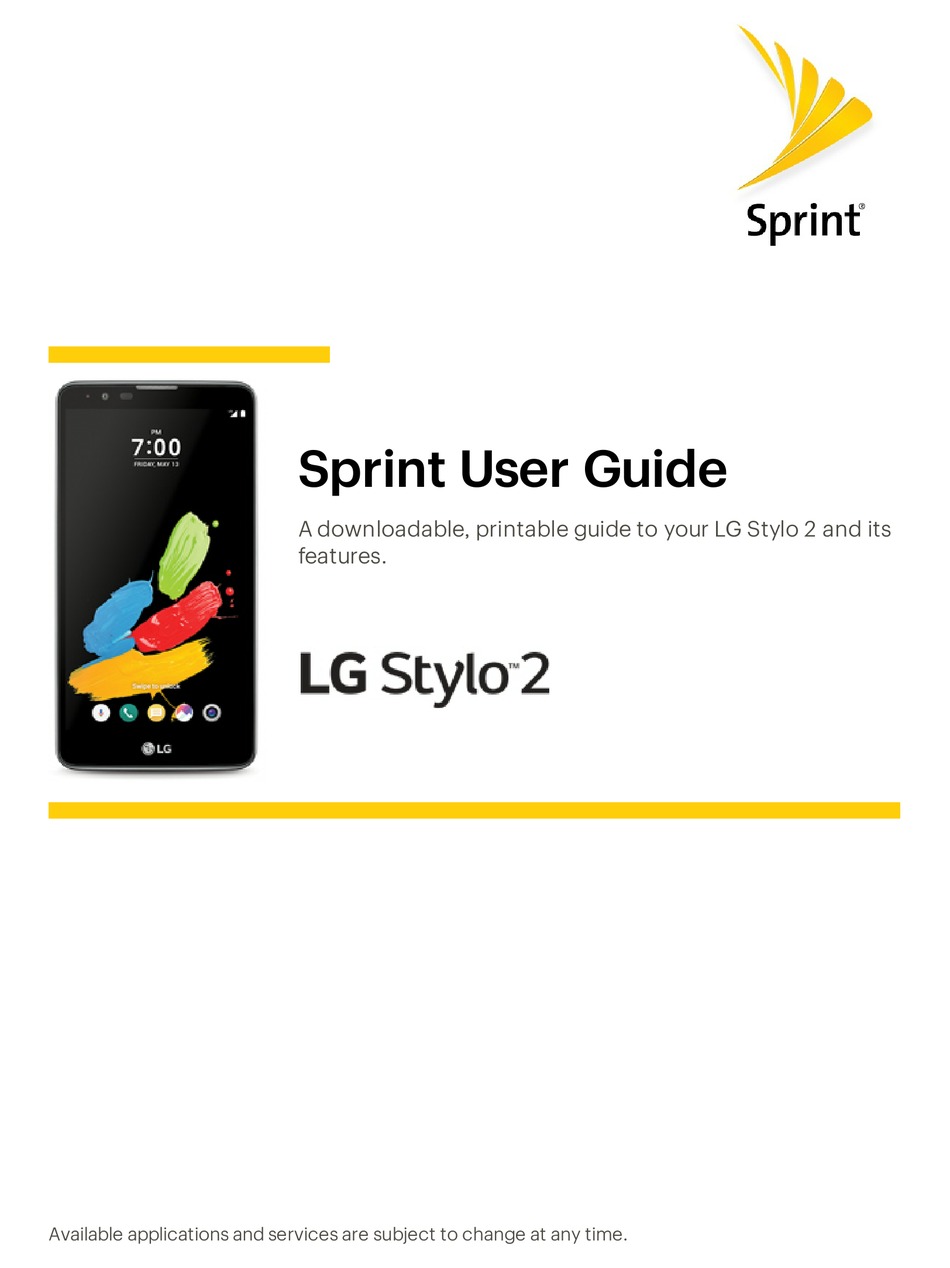 LG STYLO 2 USER MANUAL Pdf Download ManualsLib lg-stylo-2-user-manual-pdf-download-manualslib