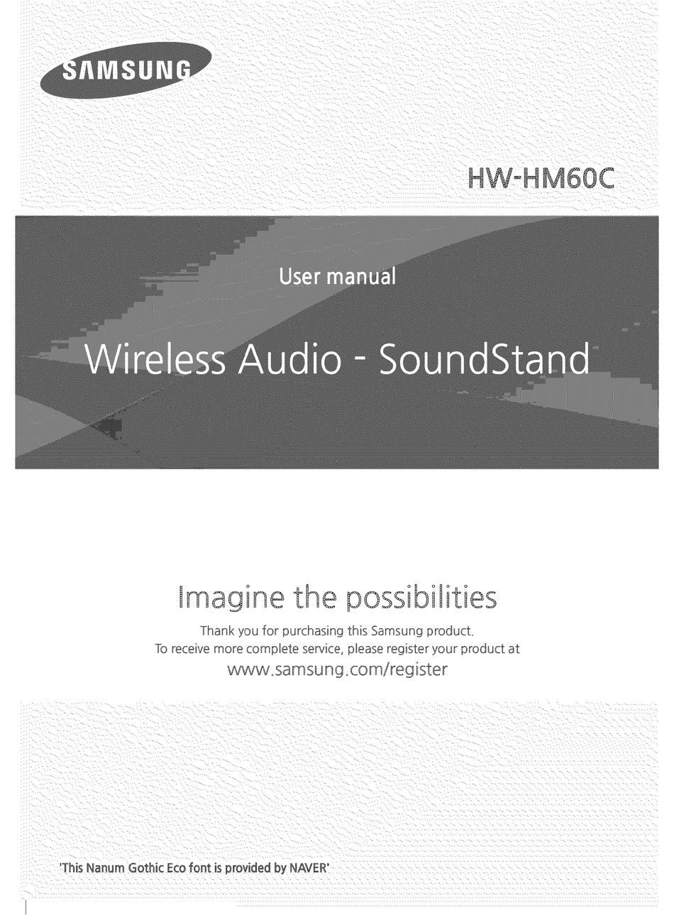 SAMSUNG HW-HM60C USER MANUAL Pdf Download | ManualsLib
