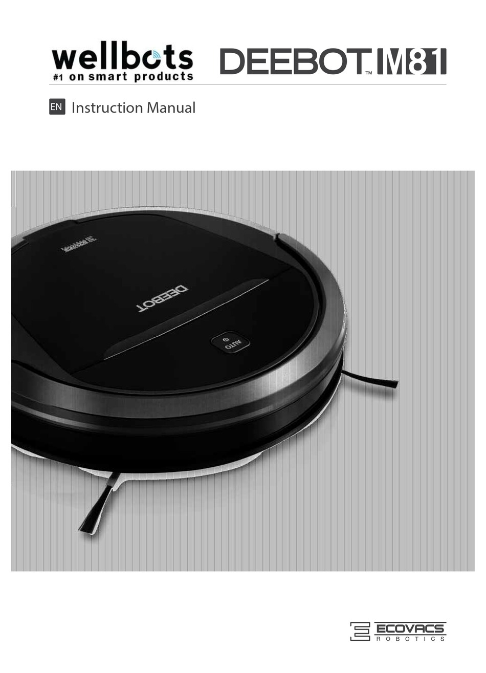 WELLBOTS DEEBOT M81 INSTRUCTION MANUAL 