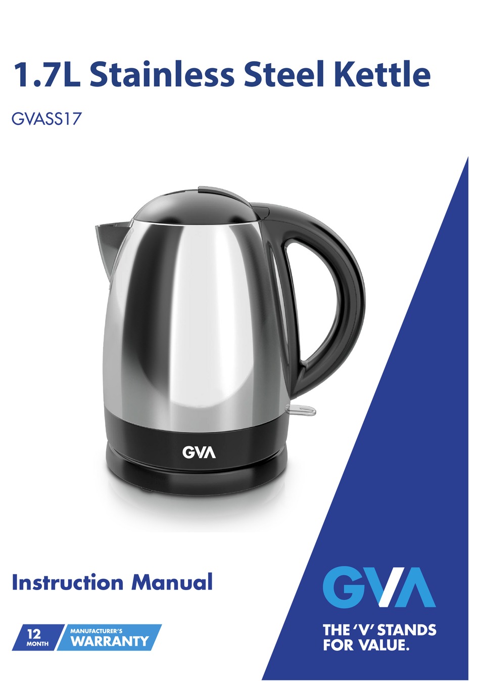 GVA SS17 INSTRUCTION MANUAL Pdf Download ManualsLib