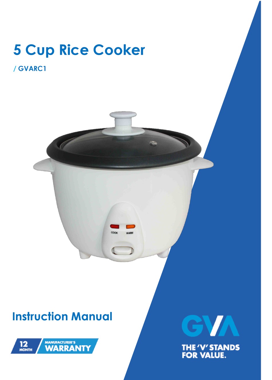 adesso rice cooker manual