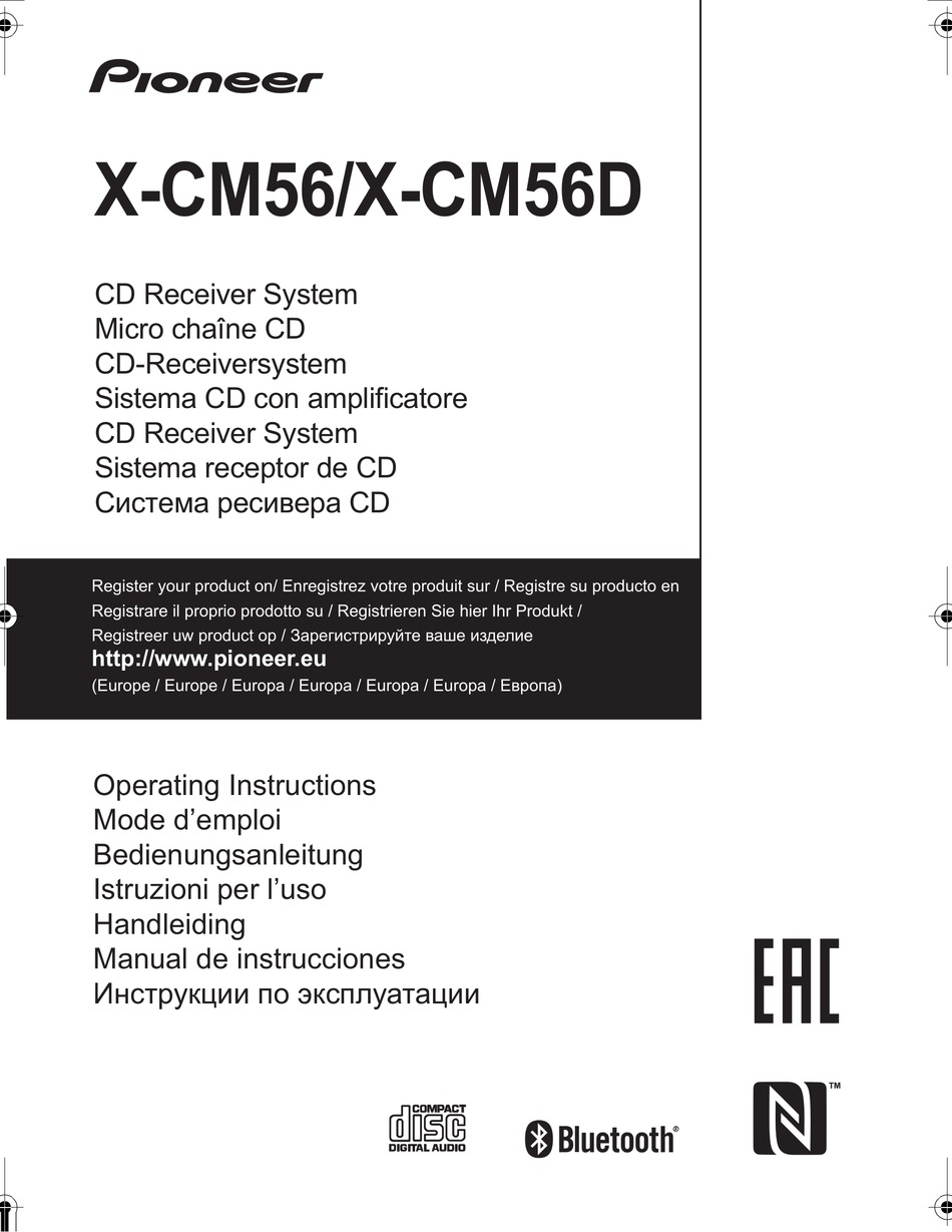 PIONEER XCM56 OPERATING INSTRUCTIONS MANUAL Pdf Download ManualsLib