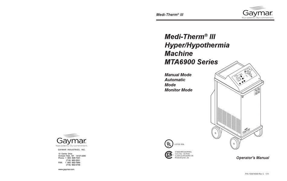 gaymar aire twin mattress manual