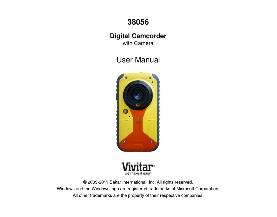 Vivitar dvr944hd user manual