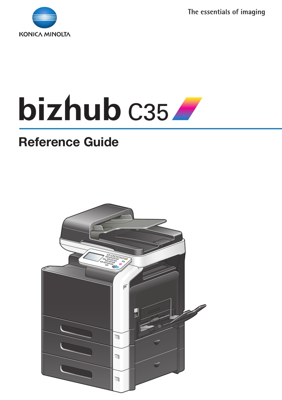 Konica Minolta Bizhub C35 Reference Manual Pdf Download Manualslib