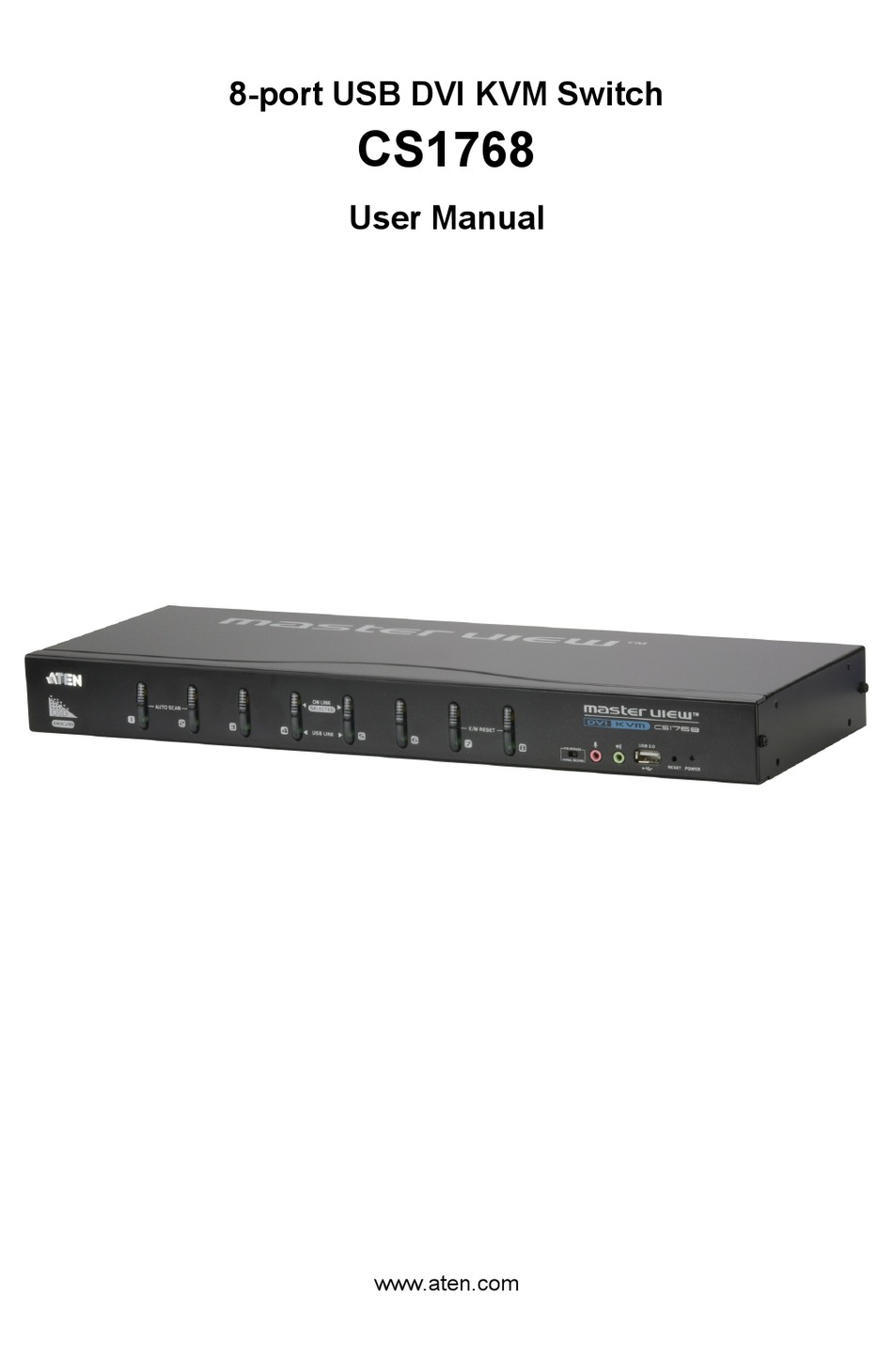 激安通販専門店 ATEN エーテン KVMスイッチ 8ポート DVI USB デュアルリンク