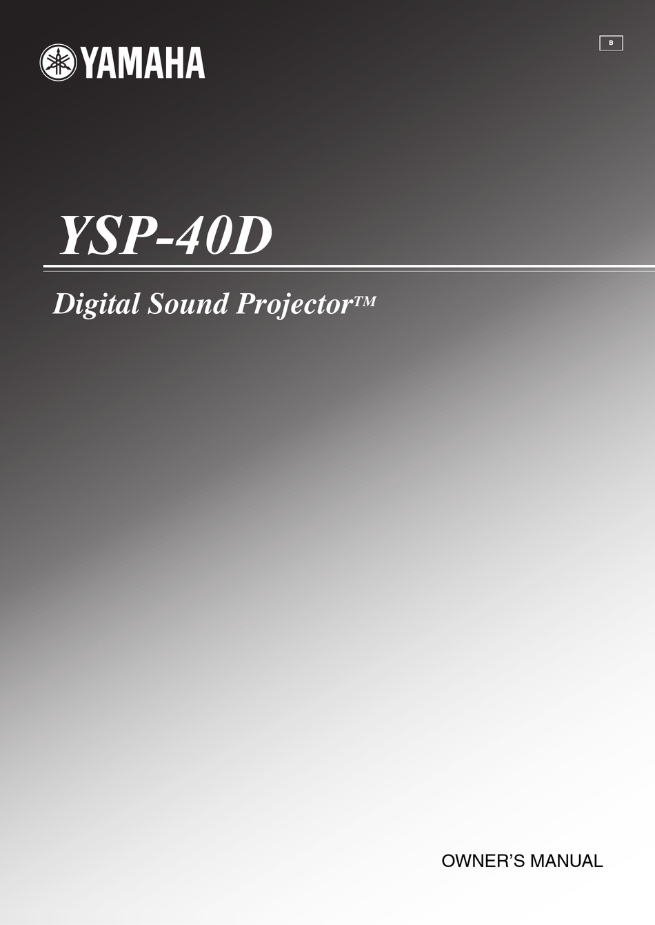 yamaha ysp 40d