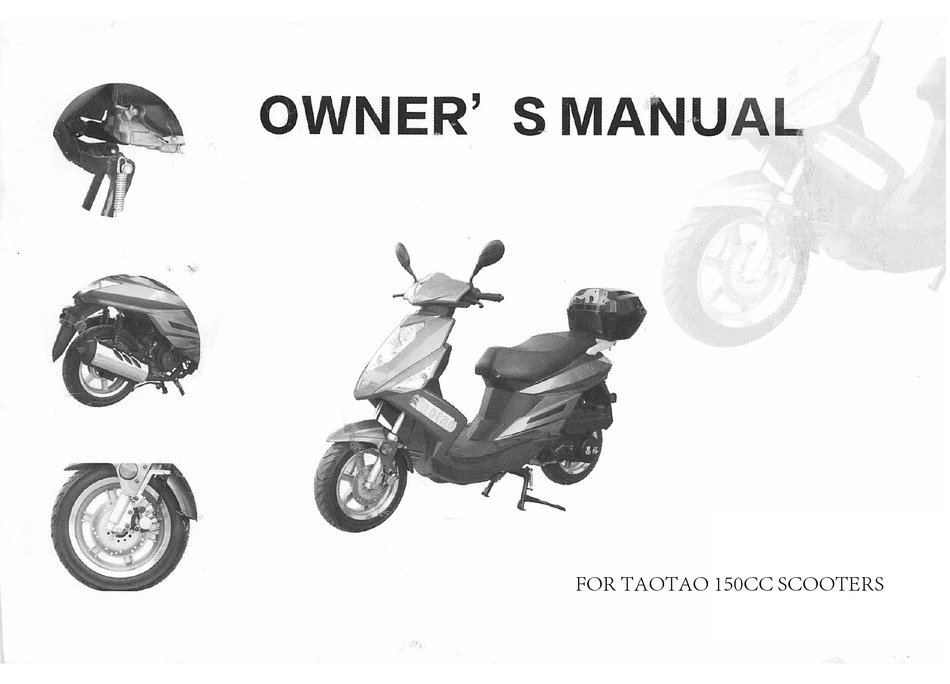 Chinese Scooter 150cc GY6 Repair Shop Manual Lancer ATM50-A1 Powermax Thunder