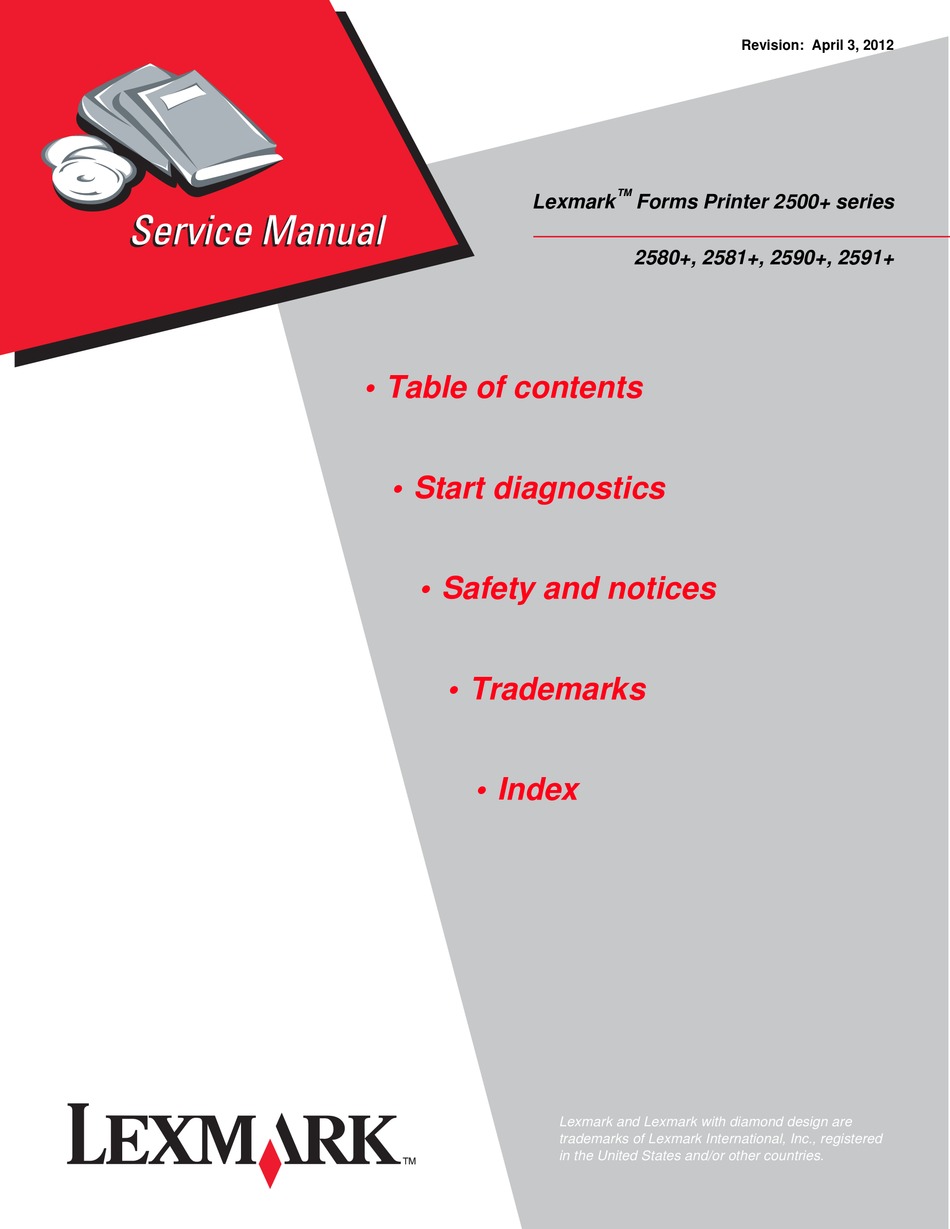 lexmark forms printer 2500 series
