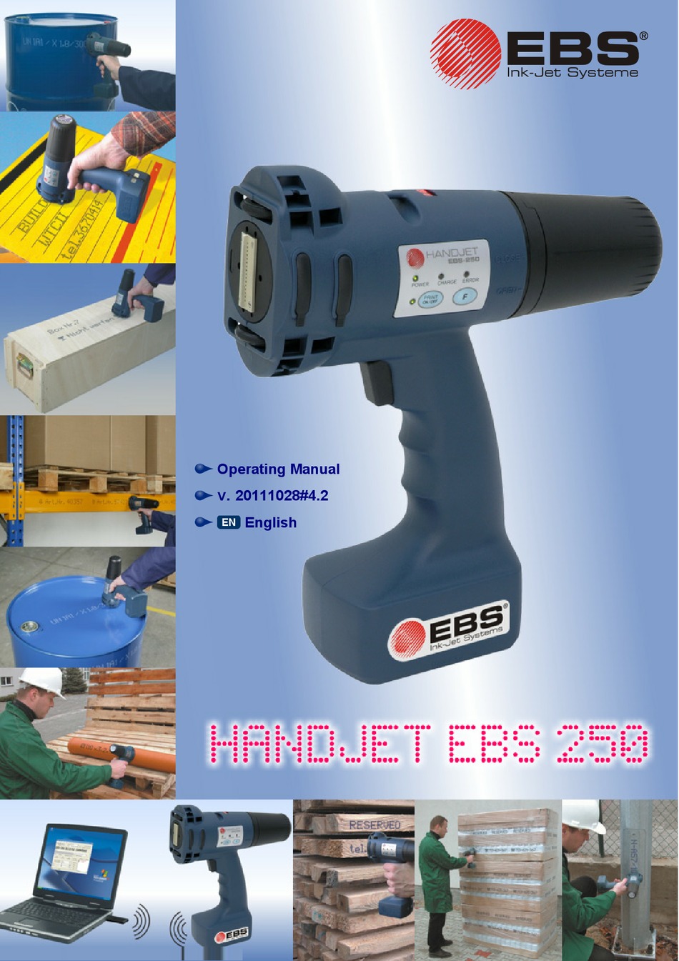 Ebs Handjet 250 Operating Manual Pdf Download Manualslib