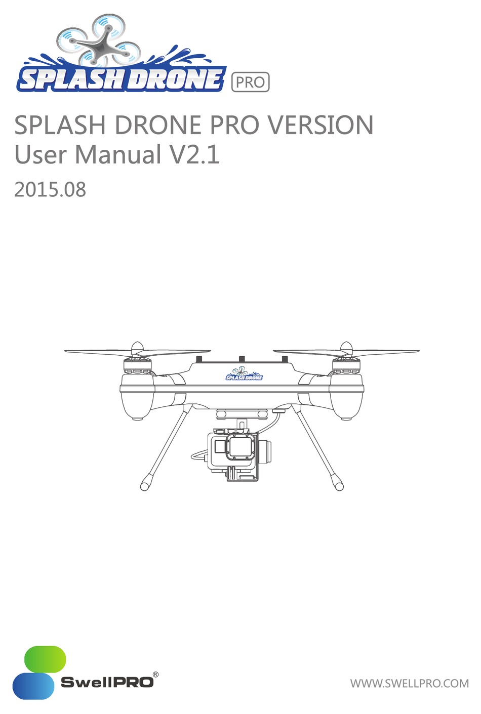 SWELLPRO SPLASH DRONE PRO USER MANUAL Pdf Download ManualsLib