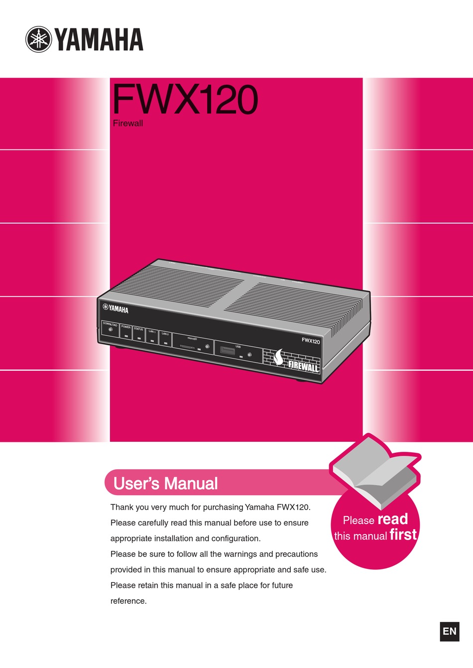 YAMAHA FWX120 USER MANUAL Pdf Download | ManualsLib
