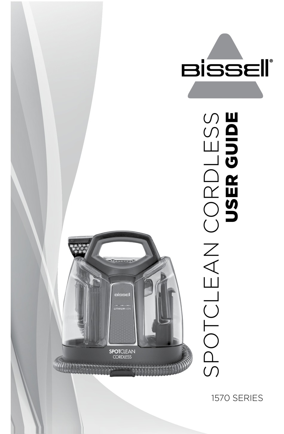 Bissell SPOTCLEAN CORDLESS 1570 series 