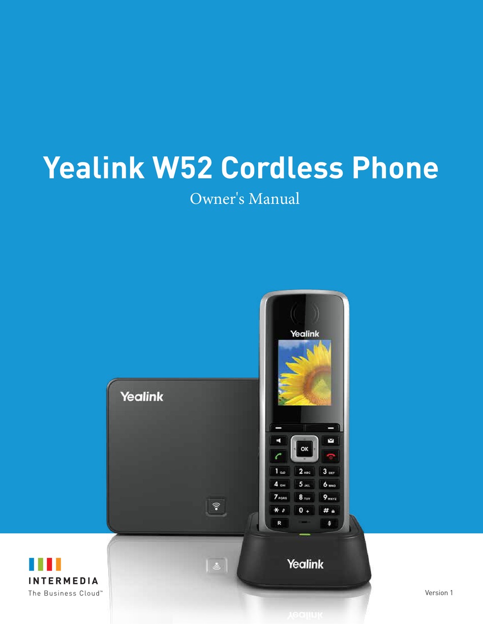 YEALINK W52 OWNER'S MANUAL Pdf Download | ManualsLib