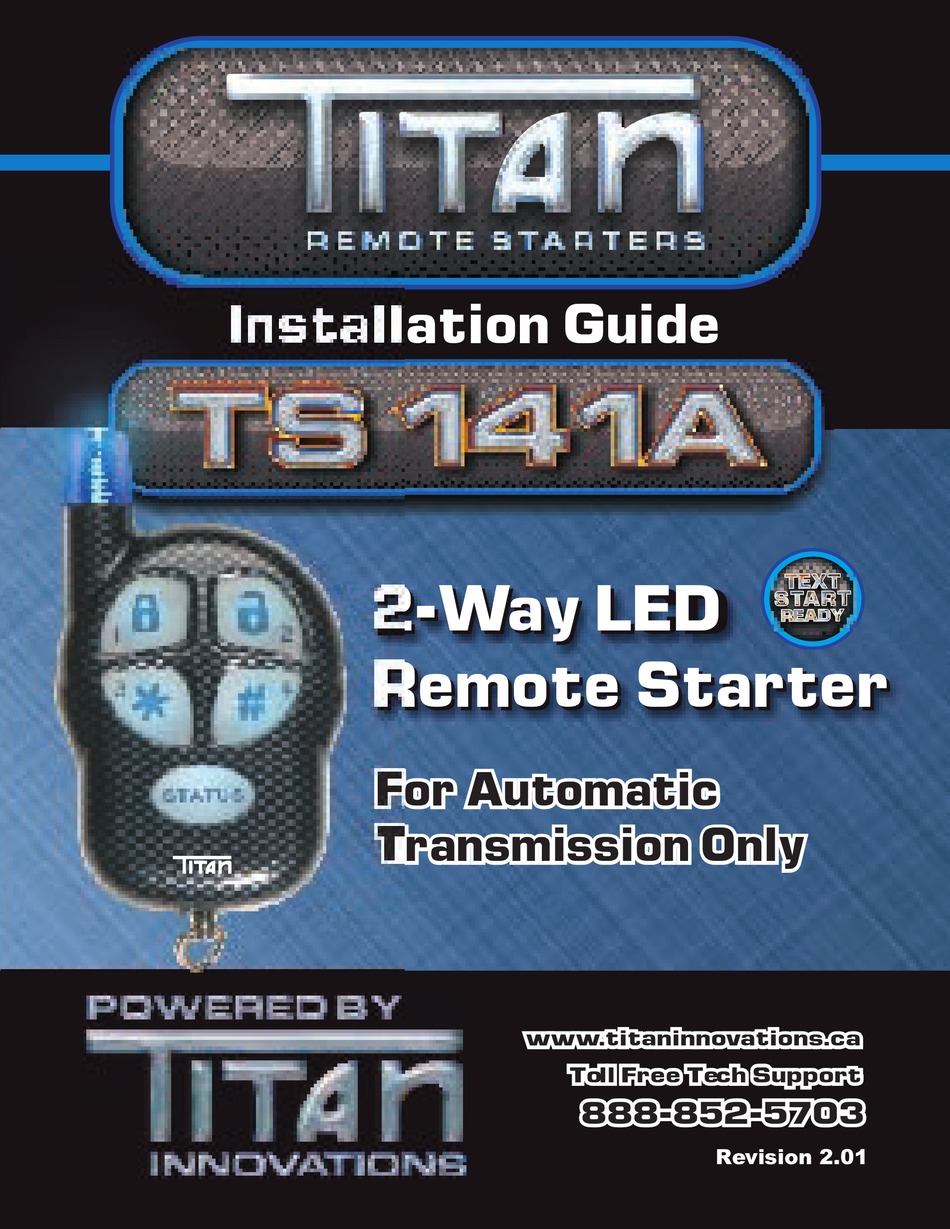 titan remote starter