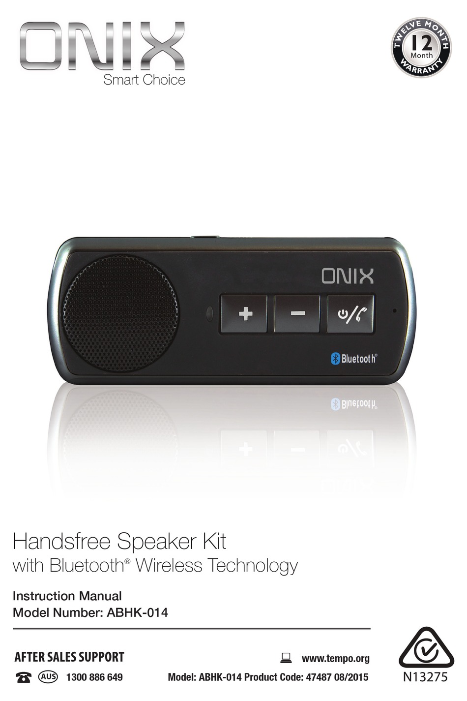 ONIX ABHK014 INSTRUCTION MANUAL Pdf Download ManualsLib