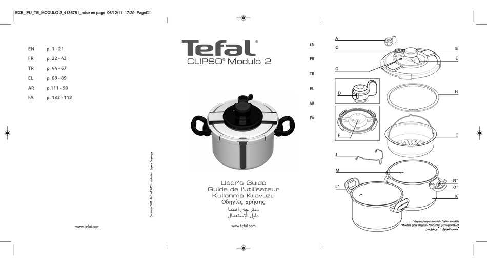 Tefal Clipso Modulo 2 User Manual Pdf Download Manualslib