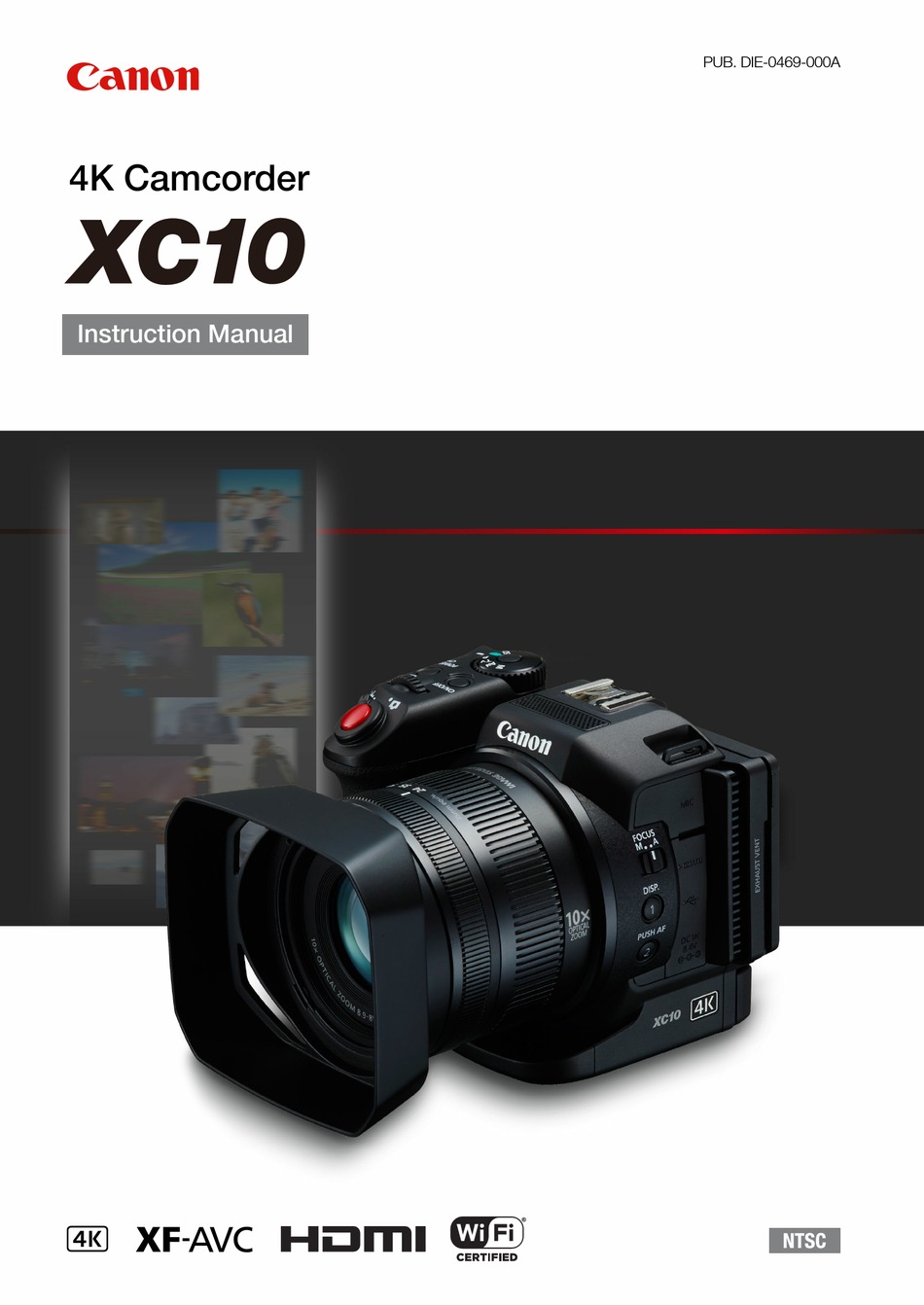 Canon Xc10 Instruction Manual Pdf Download Manualslib