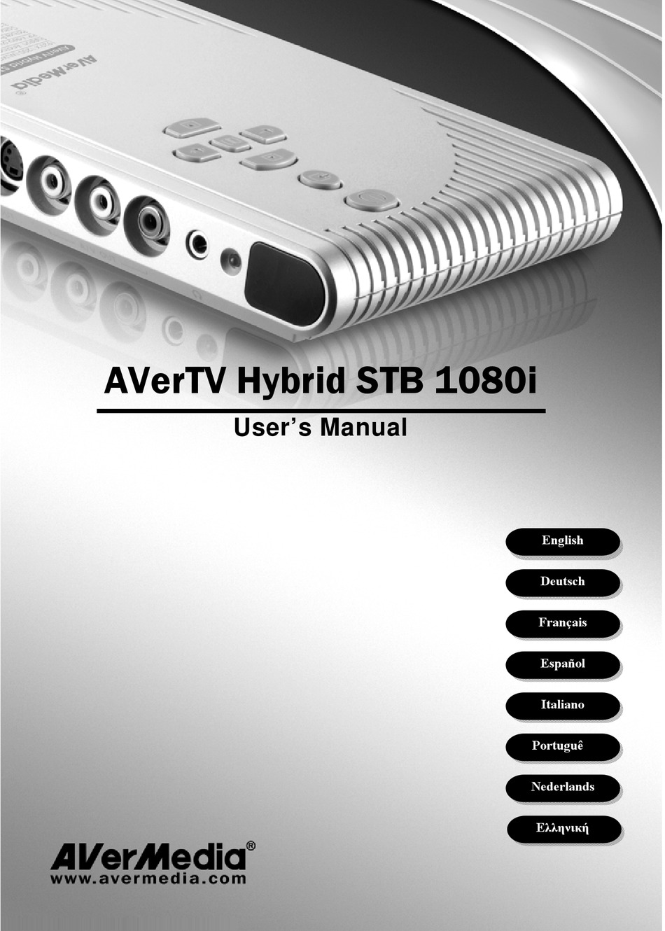 AVERMEDIA AVERTV HYBRID STB 1080I USER MANUAL Pdf Download | ManualsLib