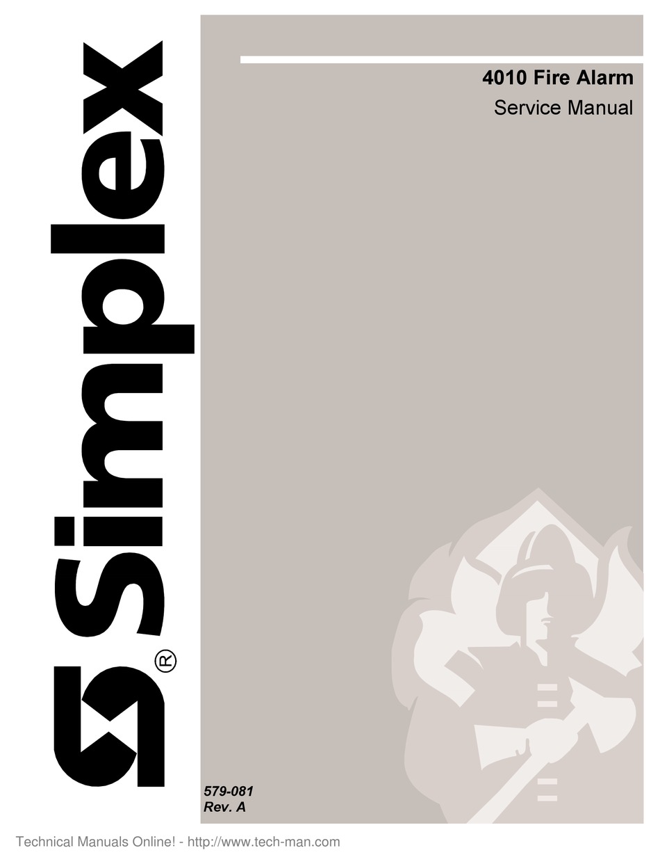 SIMPLEX 4010 SERVICE MANUAL Pdf Download | ManualsLib