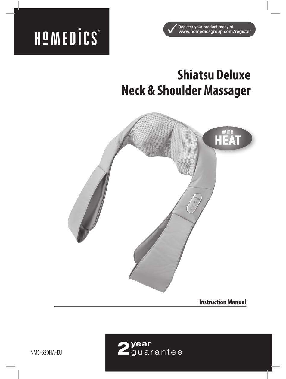 Homedics NMS-620HA Shiatsu Deluxe Neck & Shoulder Massager with