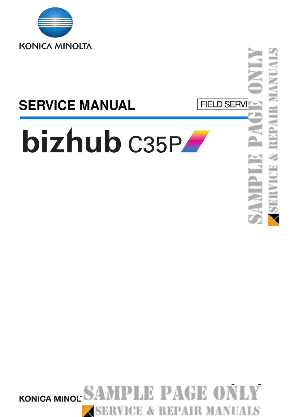 Konica Minolta Bizhub C35p Service Manual Pdf Download Manualslib