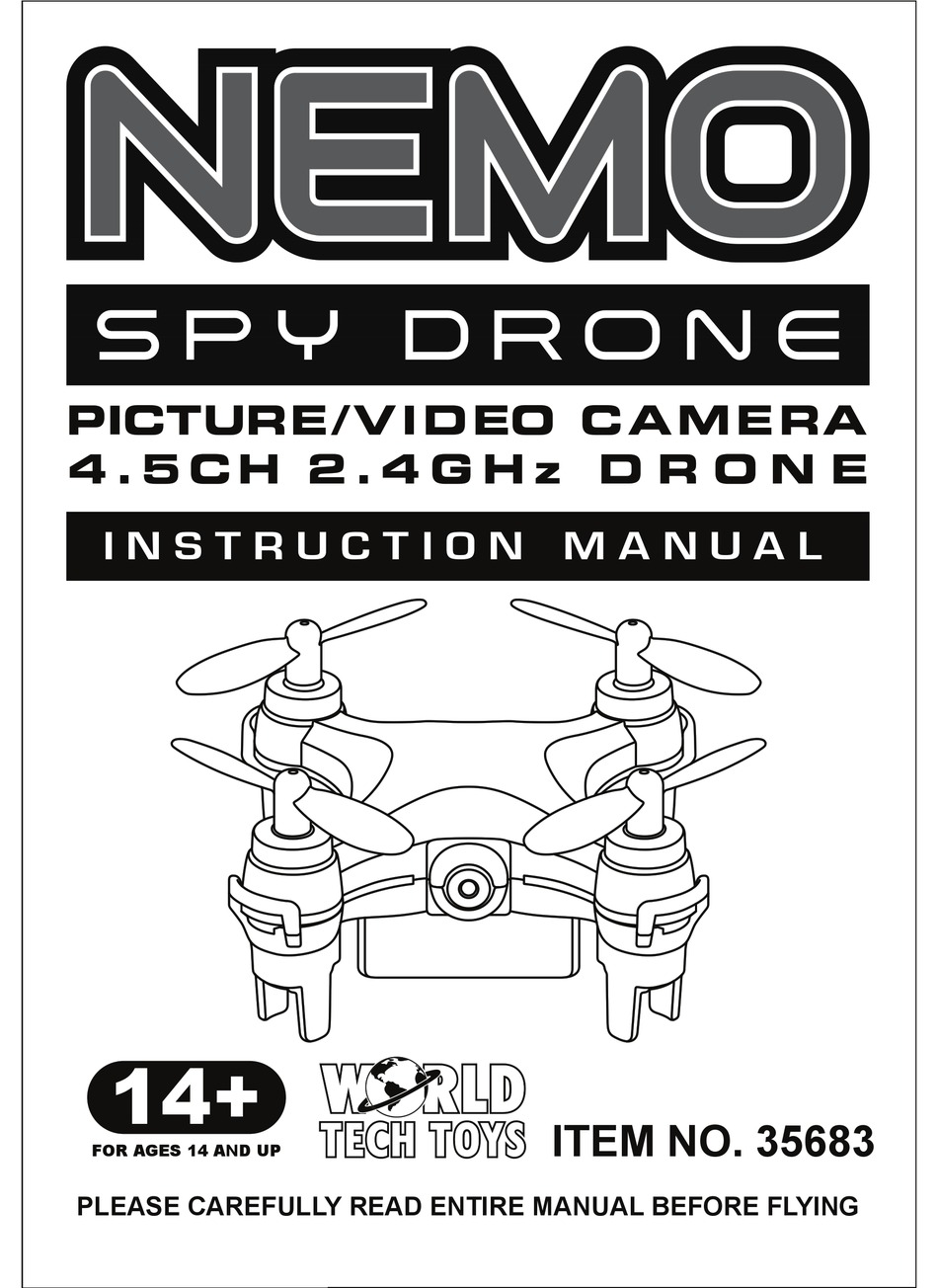 NEMO SPY DRONE INSTRUCTION MANUALAL Pdf Download |