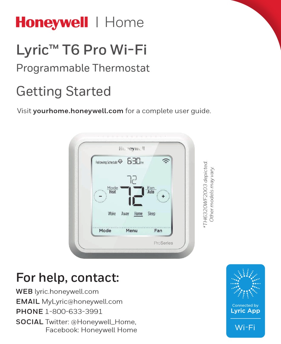 Get Connected In 3 Simple Steps - Honeywell Lyric T6 Pro Wi-Fi Getting