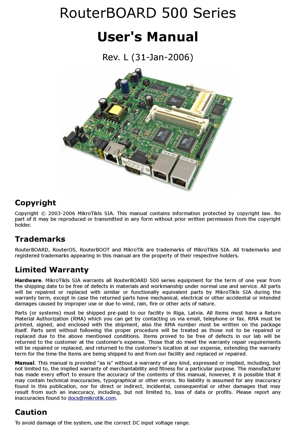 mikrotik routeros manual