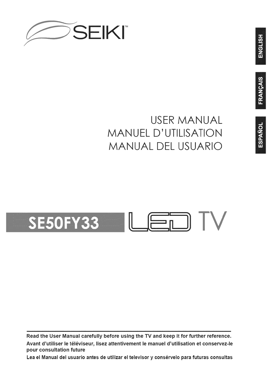 SEIKI SE50FY33 USER MANUAL Pdf Download ManualsLib