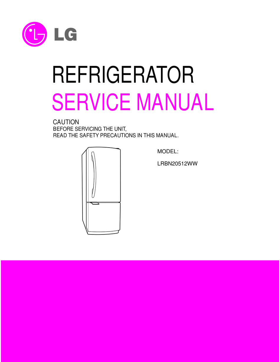 LG LRBN20512WW SERVICE MANUAL Pdf Download | ManualsLib