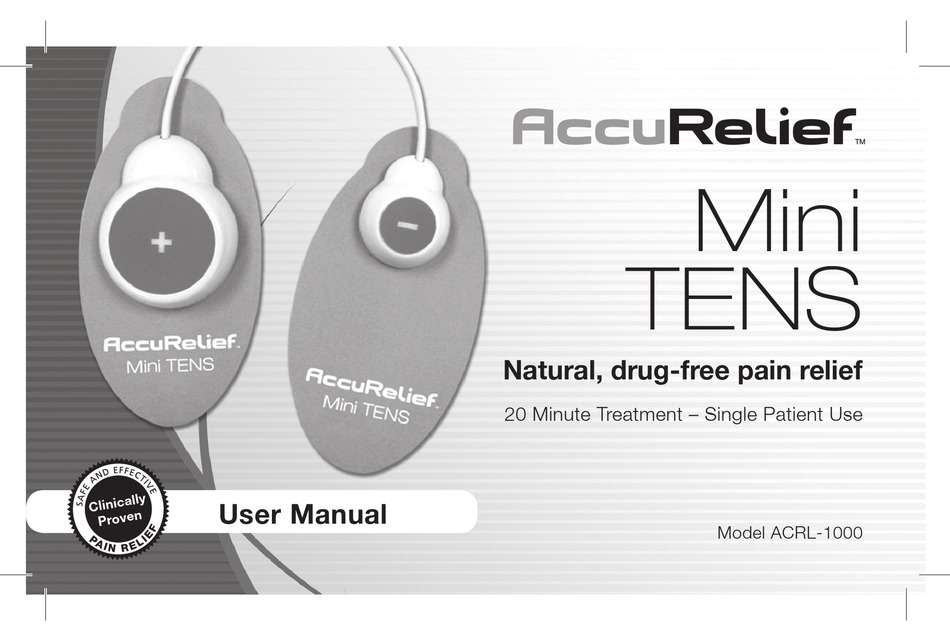 AccuRelief Mini TENS Relief System
