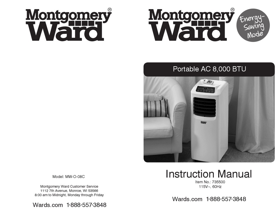 Montgomery Ward Mw O 08c Instruction Manual Pdf Download Manualslib