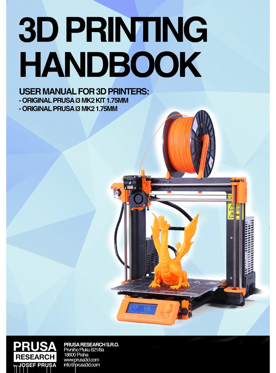 PRUSA ORIGINAL I3 MK2 HANDBOOK Pdf Download | ManualsLib