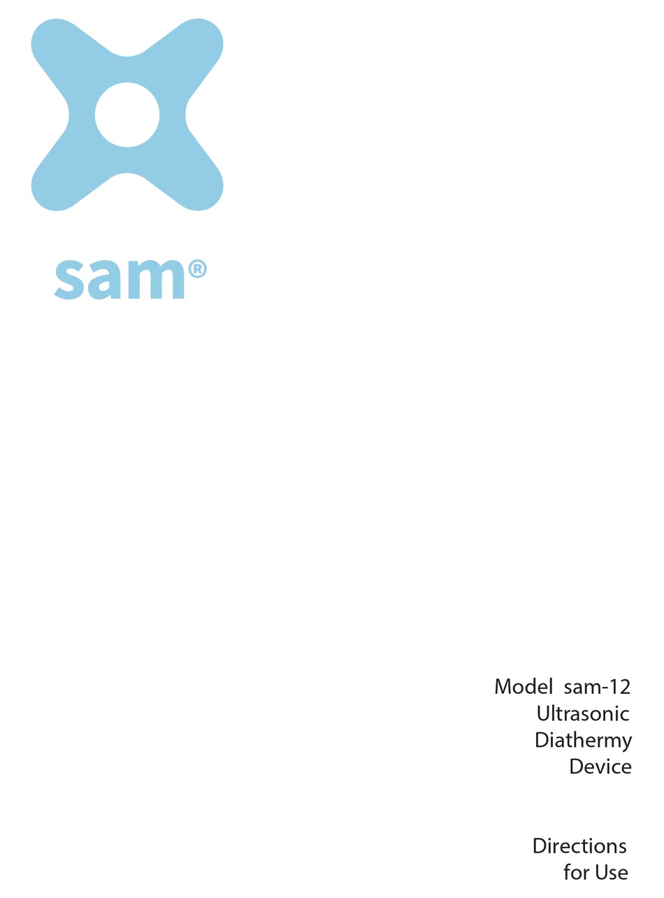 SAM 12 DIRECTIONS FOR USE MANUAL Pdf Download ManualsLib