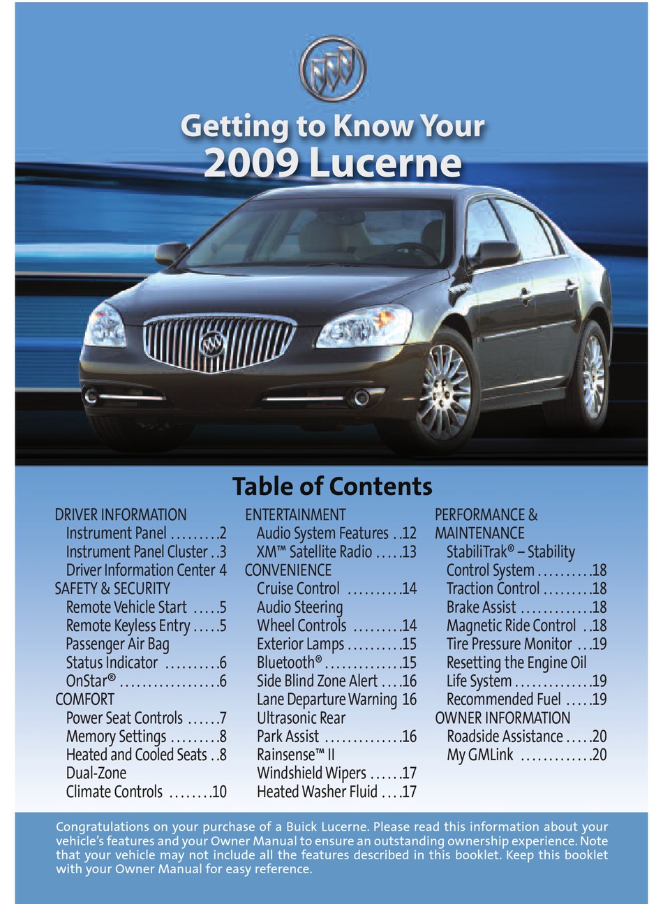 2007 buick lucerne service manual