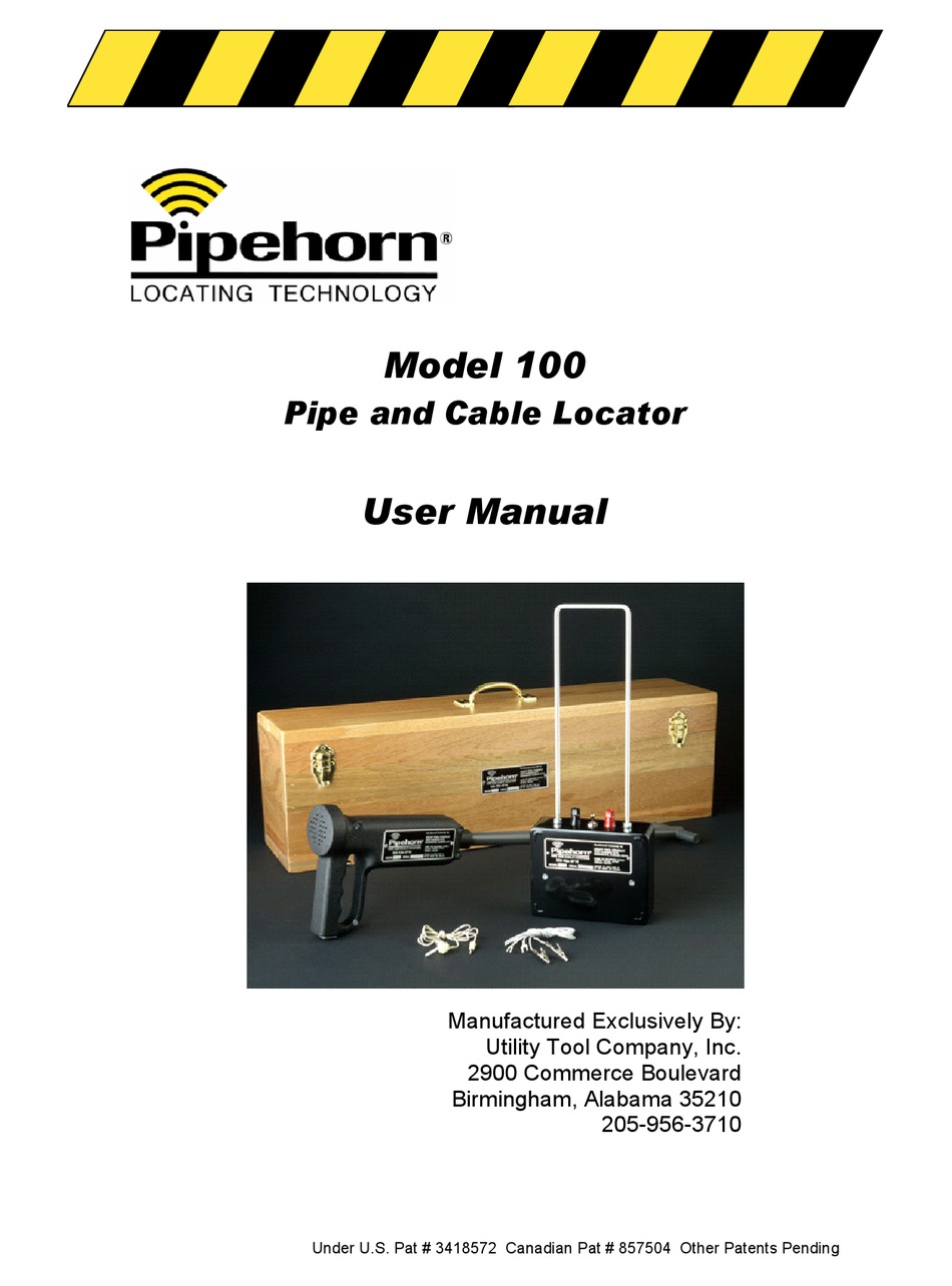 PIPEHORN 100 USER MANUAL Pdf Download ManualsLib
